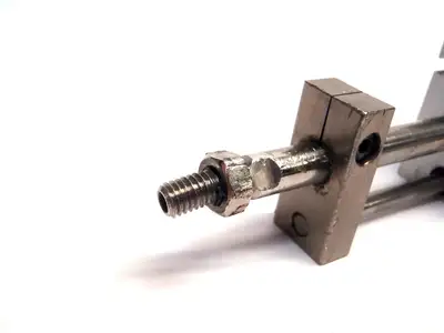 USED SMC FREE MOUNT COMPACT ACTUATOR CYLINDER W/ VACUUM 0.7