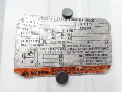 Toyota 24340-12230-71 Forklift Motor Contactor Control Assembly From 5FBE15