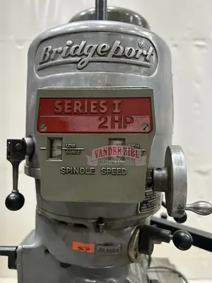 Bridgeport Series I Vertical Knee Mill, 9” x 48” Table, 2 HP