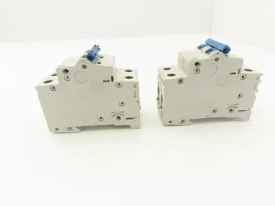 Allen Bradley 1492-SPM2D060 Circuit Breaker 6A 2 Pole 480 VAC Ser D Lot of 2