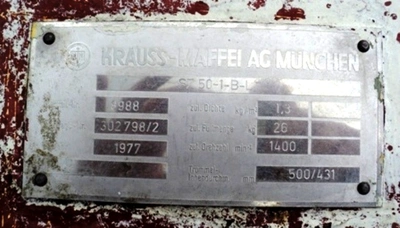 (3) Krauss-Maffei SZ 50 2-stage pusher centrifuges, 316SS.