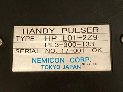 Nemicon,HP-L01-2Z9 PL0-300-133,Manual Handy Pulser Pendant