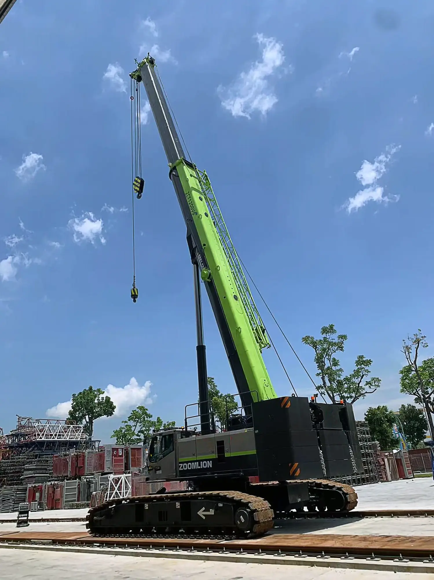 New | in-Stock ZOOMLION ZCT1200V Crawler Cranes Texas US | Uriquip #1421237