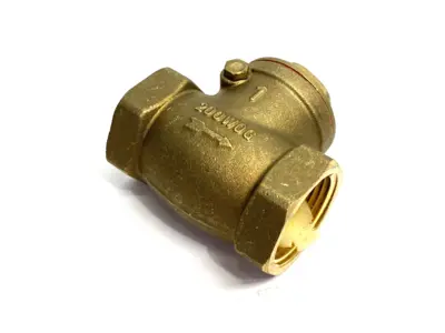 USED MSC, VALUE COLLECTION CHECK VALVE, 1" PIPE CHECK SWING, 4965302316JP