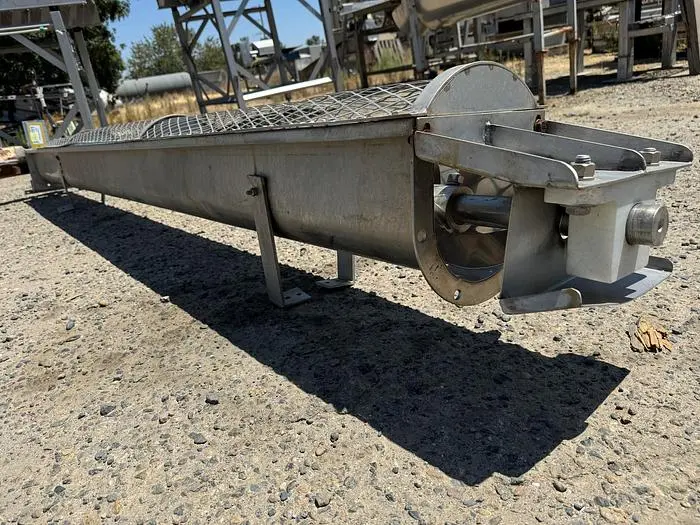 Conveyor, Screw, 6" X 10', Stainless Steel, 3/4 HP, #5880211
