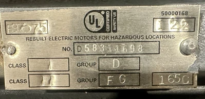 Used _UNKNOWN_ _UNKNOWN_ A.C. Motors West Virginia US | Cooper Industries #1409593
