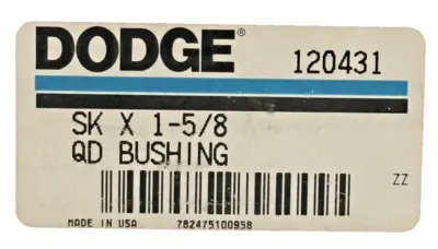 NEW DODGE SK X 1-5/8"