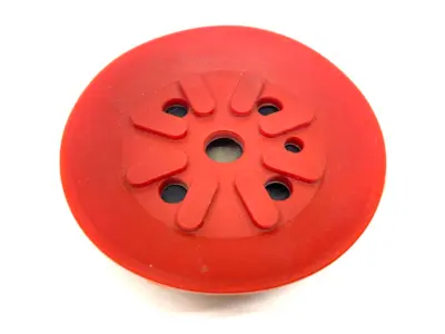 Used PIAB FLAT VACUUM SUCTION CUP RED G3/8" W/ MESH FILTER Vacuum Systems | Maverick Industrial Sales #1107943