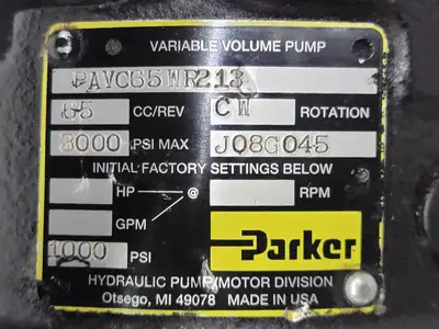 USED PARKER DENISON PAVC65WR213