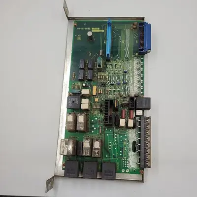 Used FANUC FANUC A16B-1212-093/03B E-STOP CONTROL BOARD MOUNTED ON GALVANIZED BASE I/O Boards & Replacement Parts | ND Industrial Surplus #1219516