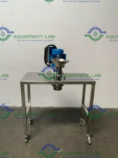 Used CUSTOM STAINLESS STEEL LAB MILL W/ ALPAK INDUCTION 1 HP MOTOR ON SS ROLLING CART Mills / Grinders | Equipment Lab #485986
