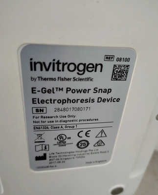Used THERMO SCIENTIFIC E-GEL POWER SNAP ELECTROPHORESIS DEVICE Electrophoresis California US | Biotech Equipment Sales #1464485