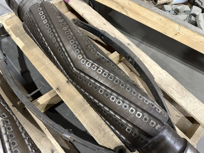 Newman H3D Cutter Heads out of EPR-24SS Double Roughing Planer