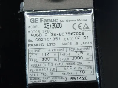 Used FANUC A06B0128B575#7008 Motors (misc) Ohio US | HGR 24 #887335