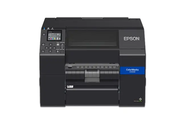 Used _UNKNOWN_ Epson ColorWorks C6500P Color Inkjet Label Printer - 8" w/ Peel & Present (Gloss) Label Printers Oklahoma US | Wide Image Solutions #1533652