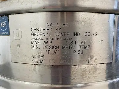 USED 1997 GROEN TDB/7-20