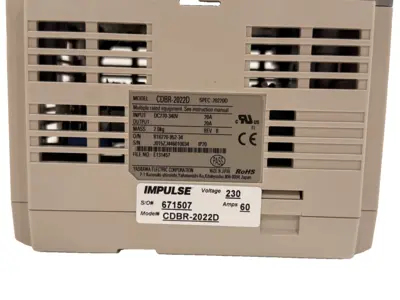 NEW YASKAWA ELECTRIC CDBR-2022D