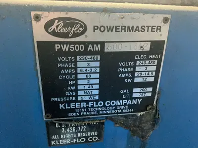 Used KLEERFLO PW500 AM 5001612 Parts Washers Ohio US | HGR 24 #1176393