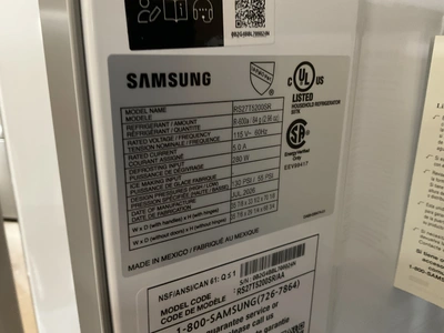 Used SAMSUNG RS27T5200SR Refrigerators Michigan US | Miedema Asset Management Group #1578910