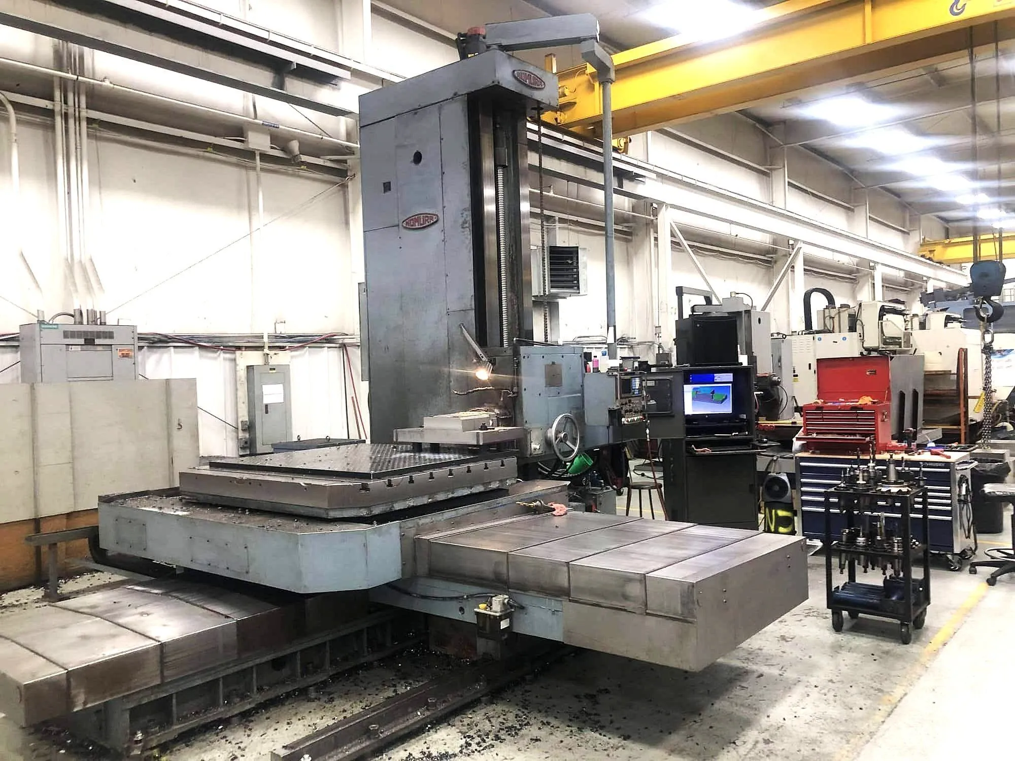 Used 1989 NOMURA BN-135SWR | Horizontal Table Type Boring Mills
