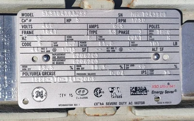 USED GENERAL ELECTRIC 5KS184XAA299
