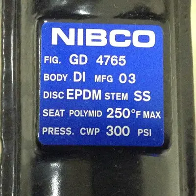 USED NIBCO GD 4765