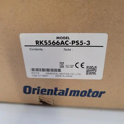 New | in-Stock ORIENTAL MOTOR ORIENTAL MOTOR RKS566AC-PS5-3, MICROSTEP STEPPER MOTOR & DRIVER *NEW IN BOX*** Speed Drives | ND Industrial Surplus #1219550