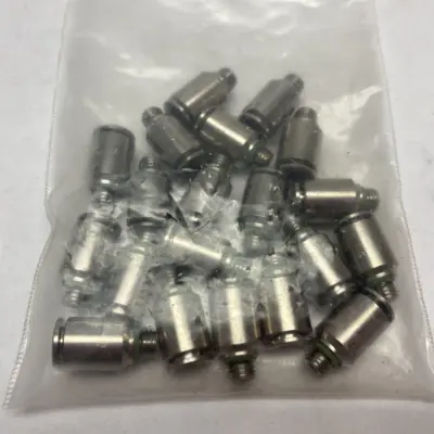 No p/n | Festo Push-To-Connect Pneumatic Fittings Stainless Steel 6mm OD Tube LOT OF 20 - New Other