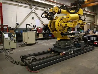 Used 2012 FANUC M900IA/600 6 AXIS CNC ROBOT WITH R30IA & 15' 7TH AXIS TRACK Robots | Harbor Machinery Inc. #1283294