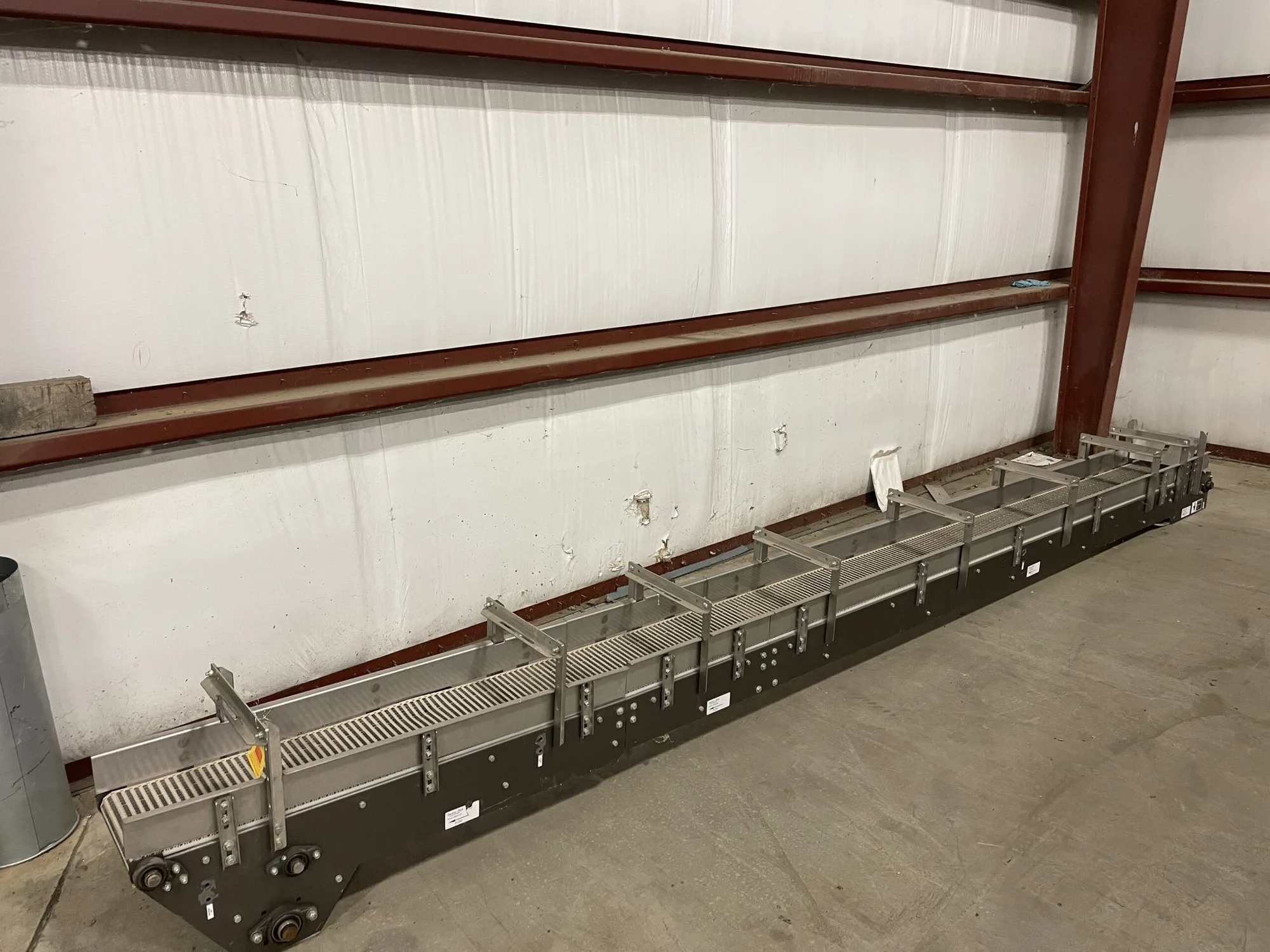 Powered Belt Conveyor 214” x 13” x 9”, 12” Belt Width