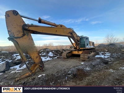 Used 2001 LIEBHERR R964HDW Litronics Crawler Excavators Ohio US | Proxy Equipment #1424204