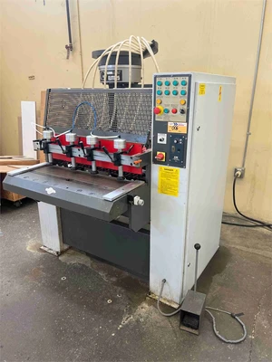 Used 2003 GANNOMAT 410 S Throughfeed boring and boring/dowel-inserting machines California US | MachineryMax #1384839