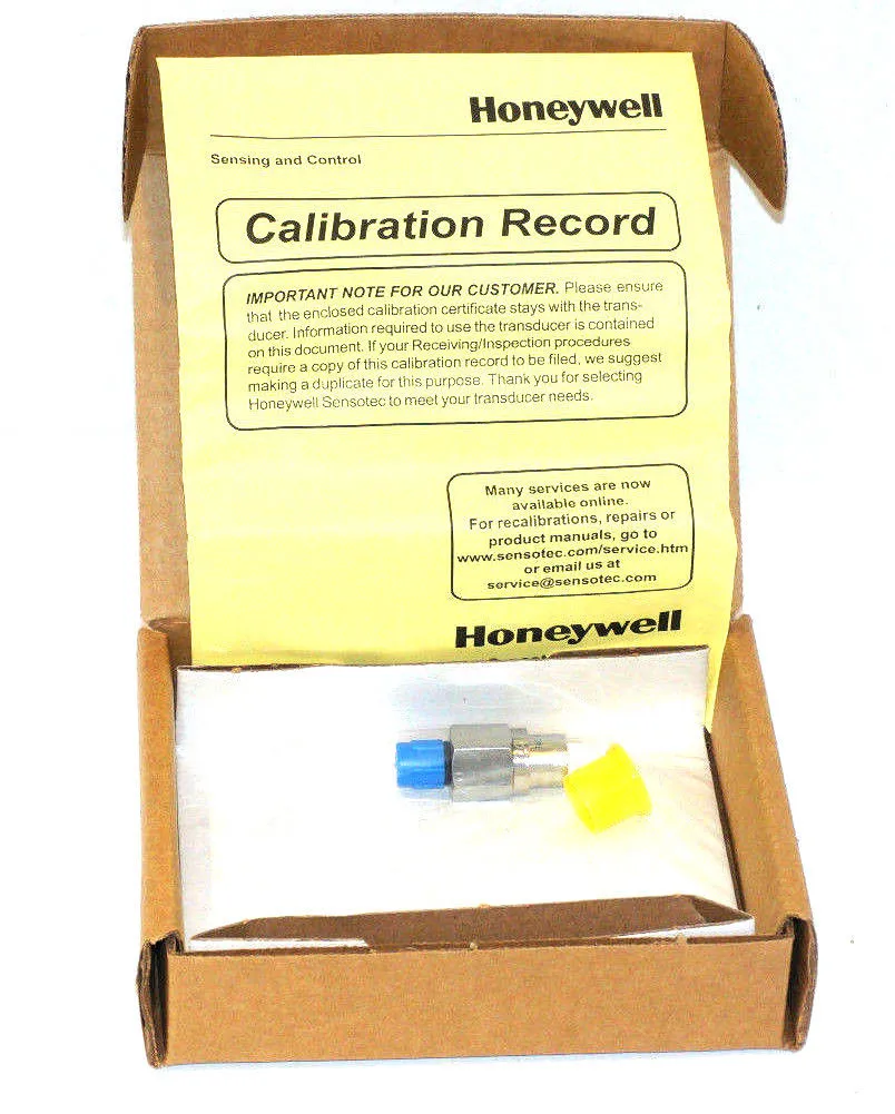 NEW HONEYWELL 060-0287-07G MODEL, A-105 SENSOTEC TRANSDUCER 060028707G