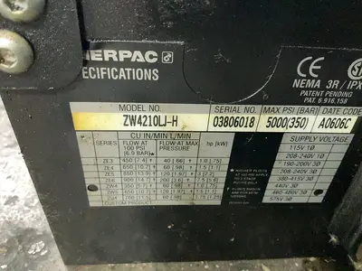 Used ENERPAC ZW4210LJH Pumps Ohio US | HGR 24 #1304150