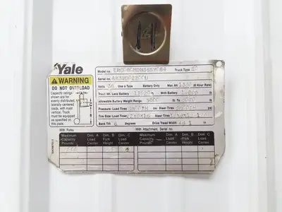 Yale 8620080 Forklift Hydraulic Haldex Pump & Motor 36/48VDC Off ERC080