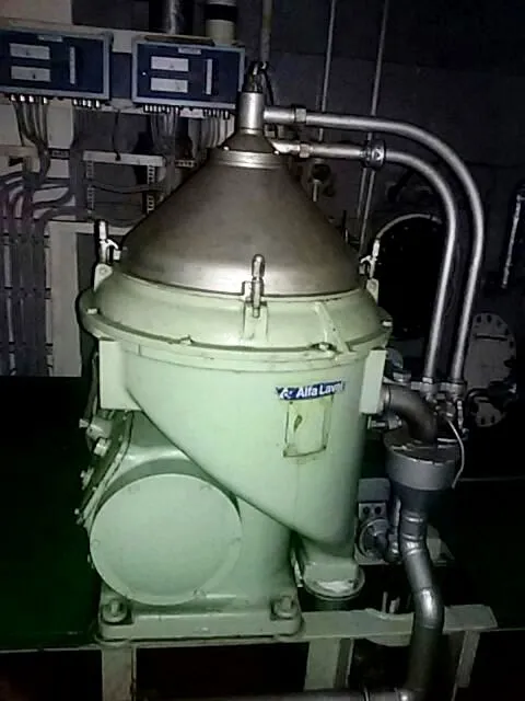 (2) Alfa-Laval FOPX 610 TFD-24-60 oil purifiers, 316SS.