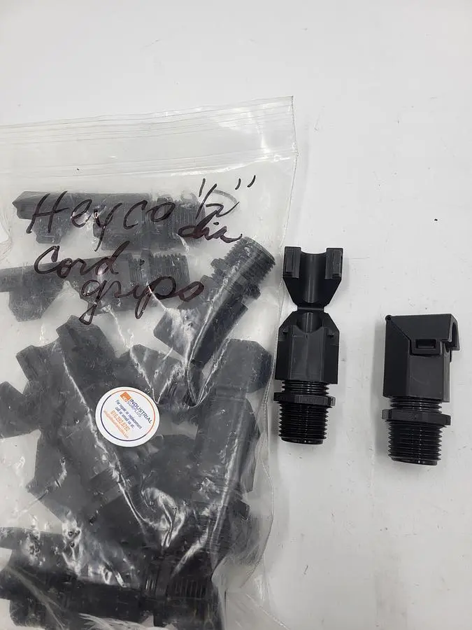 New | in-Stock HEYCO HEYCO PLASTIC CORD GRIP 1/2" NPT .52" DIAMETER Cable & Wire | ND Industrial Surplus #1217091