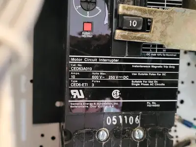 Full Voltage Non-Reversing MCC Bucket Size 1