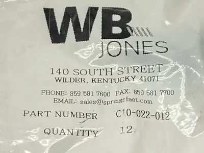 NEW WB JONES COMPRESSION SPRINGS LOT OF 24
