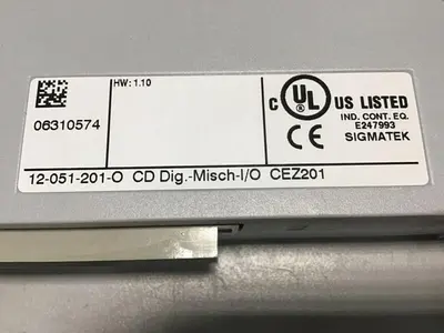 USED SIGMATEK CEZ201 12-051-201-O
