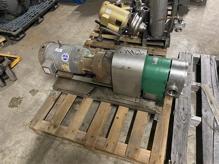Used 2001 TRI-CLOVER PR12550T-U-TC14-S-T Rotary Pumps North Carolina US | DH Griffin Used Equipment #1383751