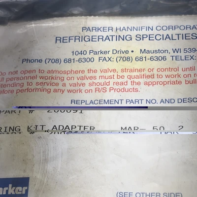 NEW Parker Hannifin 200091
