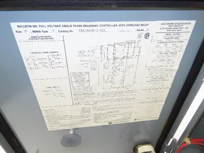 Allen Bradley 505-AAXD-3-104 Reversing Controller 1 Ph W Overload Relay Type 1