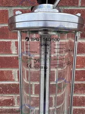 USED CYTIVA / GE / PHARMACIA BPG / SCHOTT 140 / 500 CHROMATOGRAPHY COLUMN
