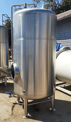 Tank, 465 Gallon, S/st, DT/DB, 15 BBL Brite Tank #S744755