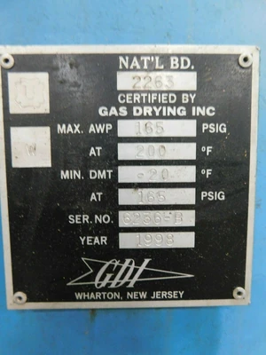Used GDI 16/EV Dehumidify Desiccant Dryers Ohio US | Equipment Recovery Corp. #1331234