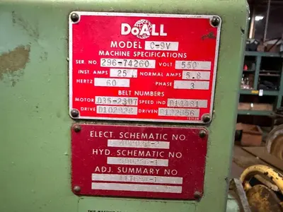 USED DOALL C-9V