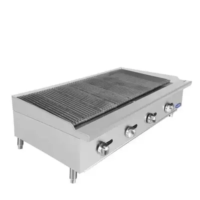 New | in-Stock Atosa New Atosa ATRC-48 HD 48" Countertop Gas Radiant Broiler with Total 140,000 BTU Broilers Illinois US | Falcon Restaurant Supply #1375219