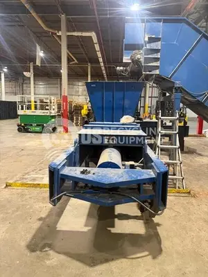 USED 1991 MOSLEY BD-100-2 "BULLDOG" 2 RAM HORIZONTAL BALER