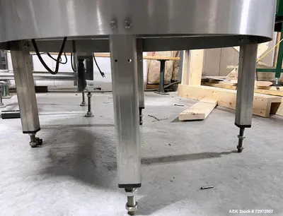 Used PackWest 48" Stainless Steel Unscrambling Table – Guide Rails & Drive
